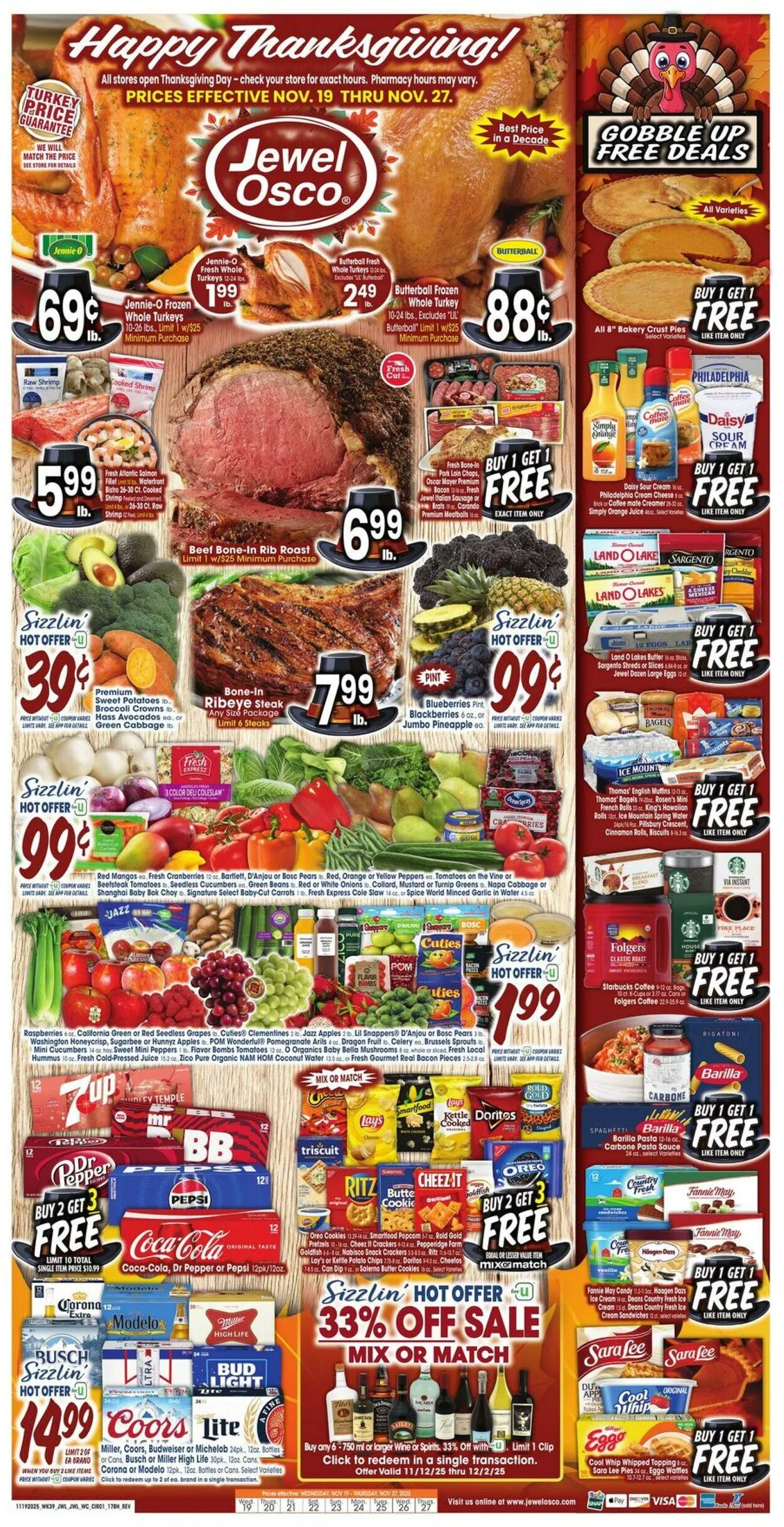 Weekly ad Jewel Osco Current weekly ad from November 19 to November 27 2025 - Page 1