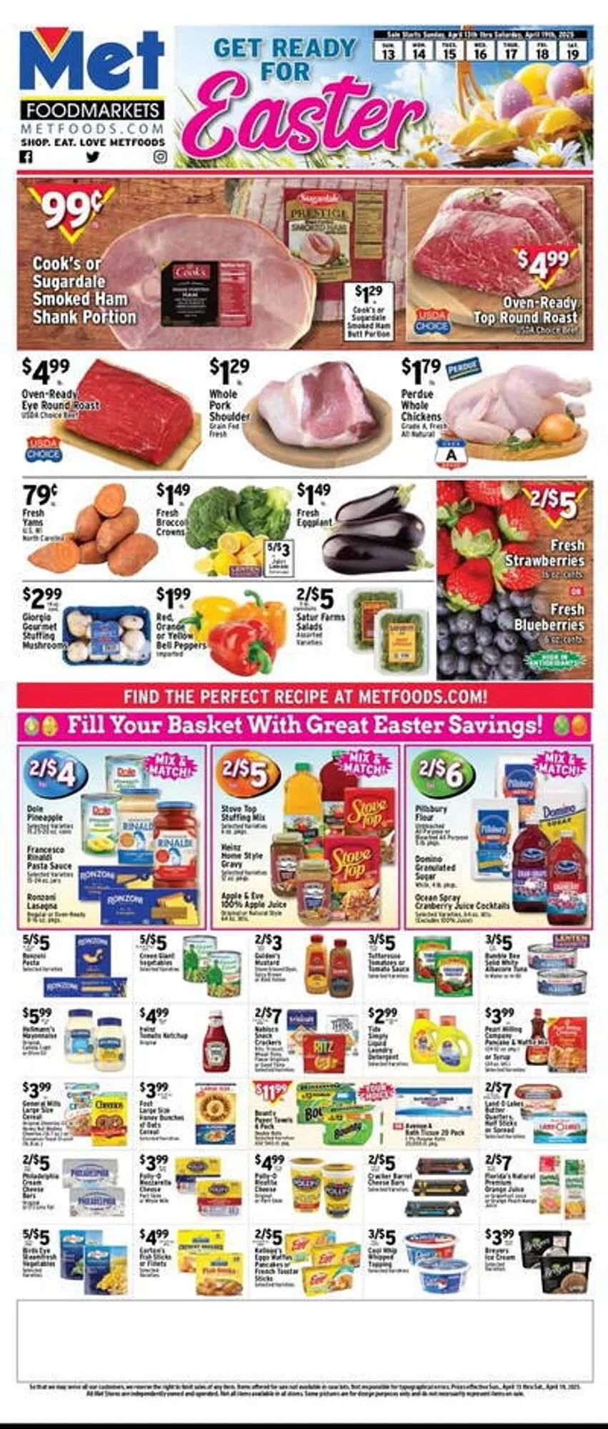 Weekly ad Met Foodmarkets Weekly Ad from April 13 to April 19 2025 - Page 1