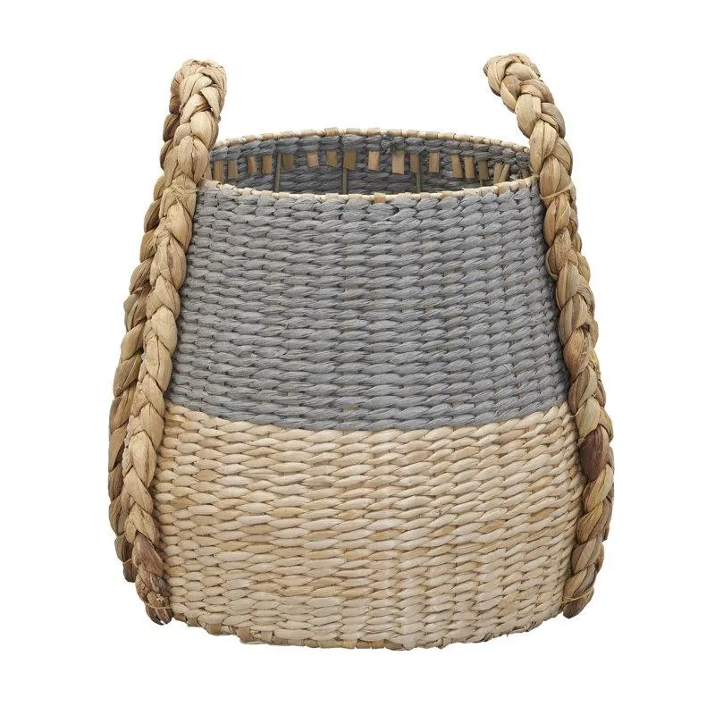 Armadi Two Tone Wicker Basket with Handles