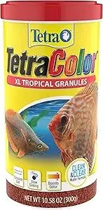 TetraColor XL Tropical Granules with Natural Color Enhancer, 10.58 Oz