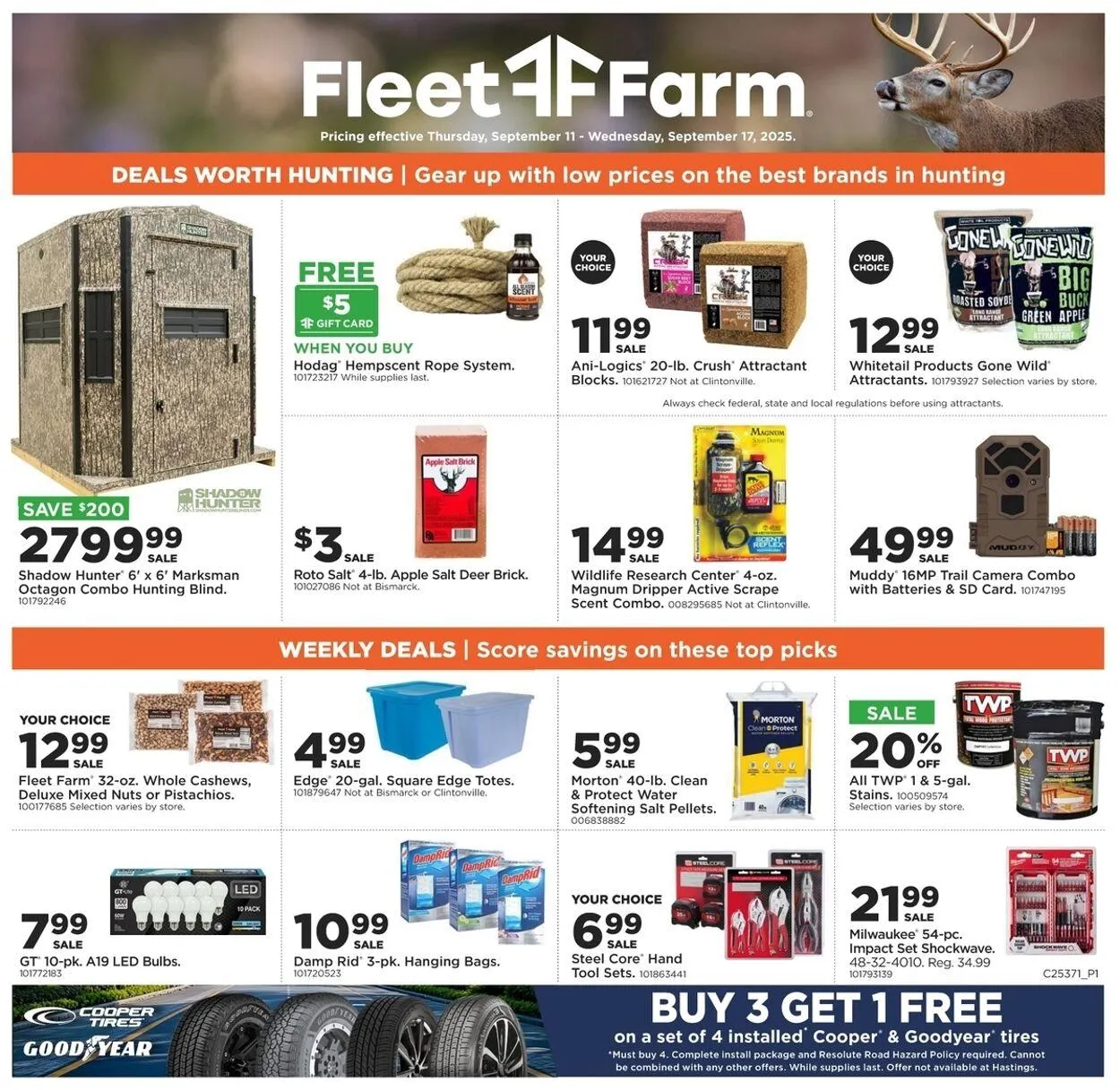 Weekly ad Mills Fleet Farm from September 11 to September 17 2025 - Page 1