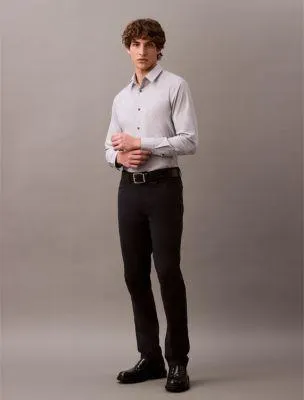 Slim Stretch Button-Down Shirt