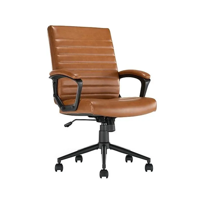 Click365 Transform 3.0 Ergonomic Bonded Leather Swivel Desk Chair,