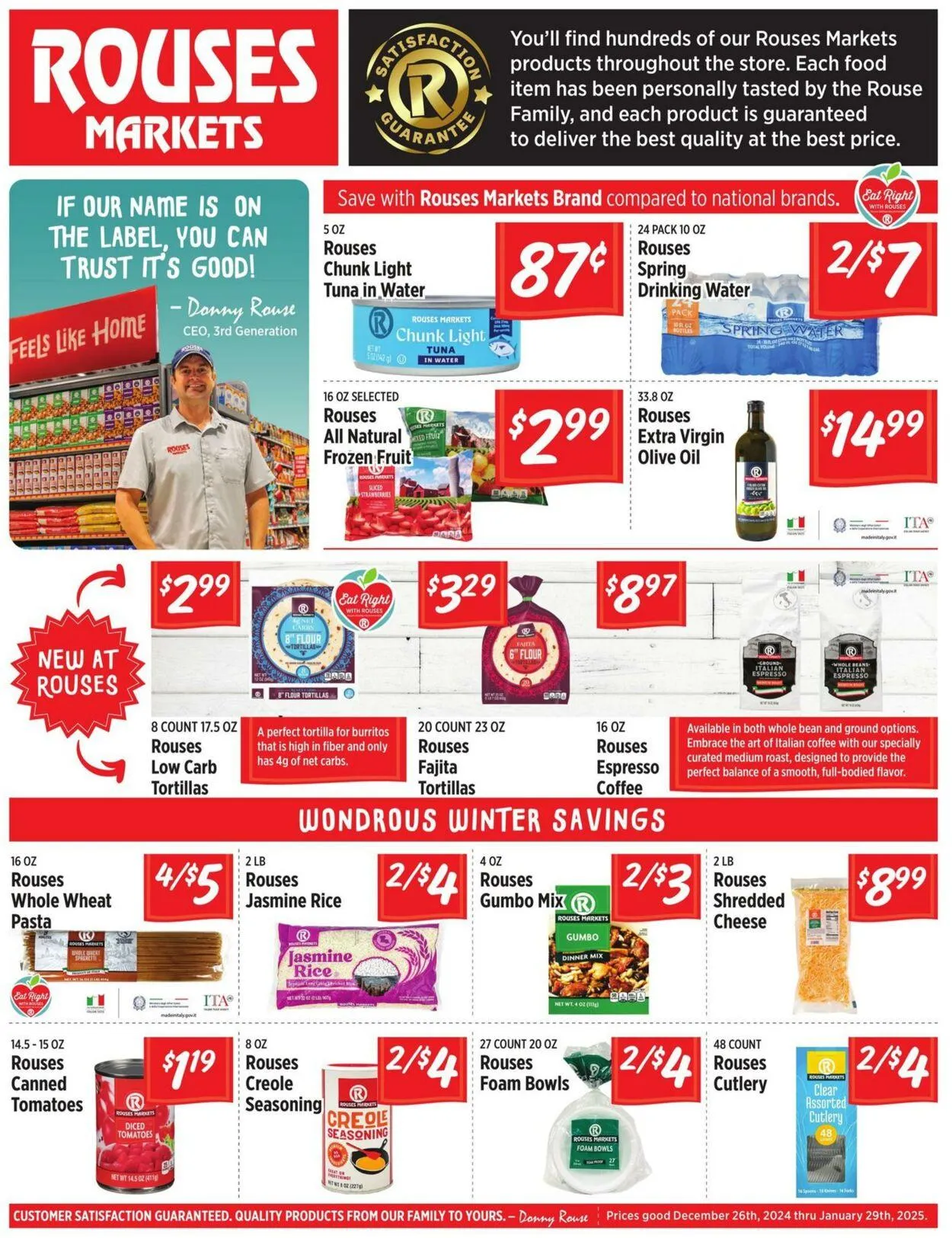 Weekly ad Rouses Current weekly ad from December 26 to January 29 2025 - Page 1