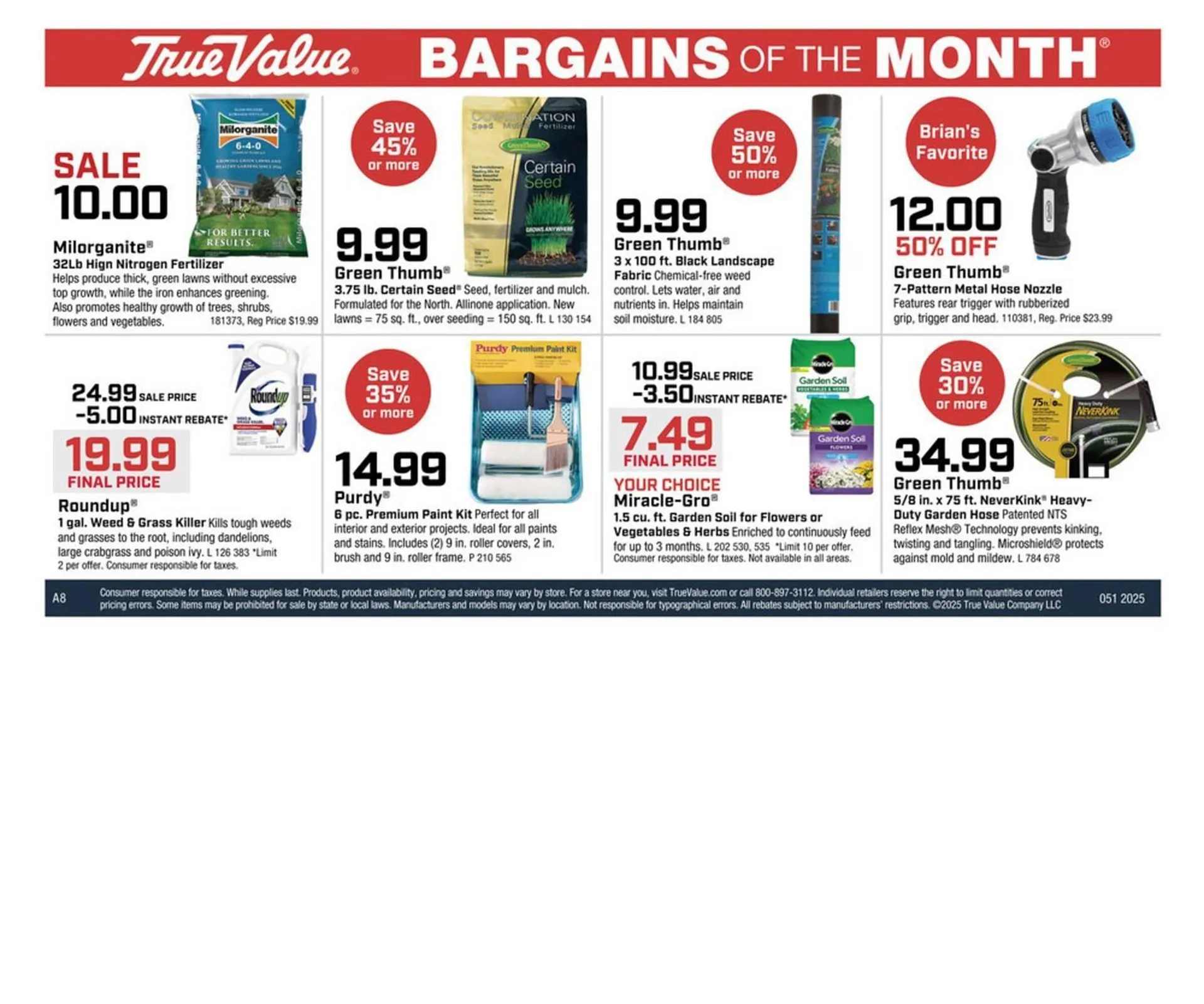 Weekly ad True Value Weekly Ad from May 9 to May 31 2025 - Page 8