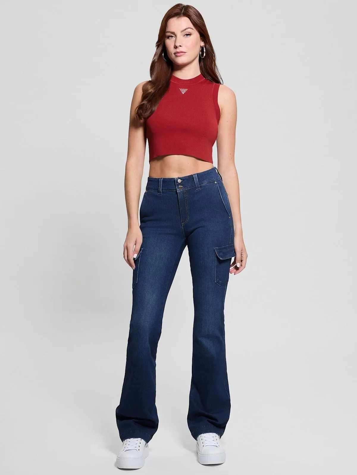 Eco Cargo Mini Bootcut Jeans