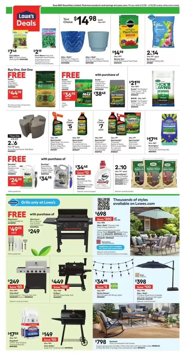 Weekly ad Weekly Ads Lowe's from April 3 to April 16 2025 - Page 2