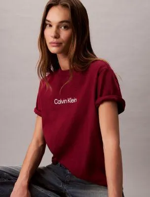 Standard Logo Boxy Fit Crewneck T-Shirt