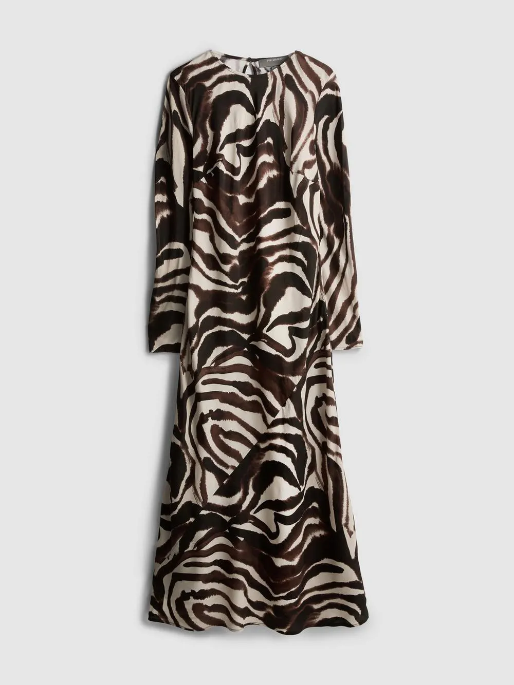 Zebra Maxi Column Dress