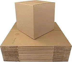 Corrugated Mail And Shipping Packaging Boxes - 25 Pack (12 x 10 x 8 inch / 25 pack), Corrugated Cardboard Box For Shipping, Storage, Mailing, Packaging & Storage