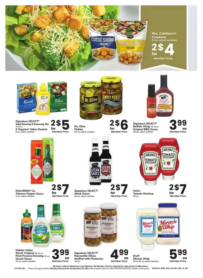 Weekly ad Albertsons - Denver - BBS from February 3 to March 2 2025 - Page 16