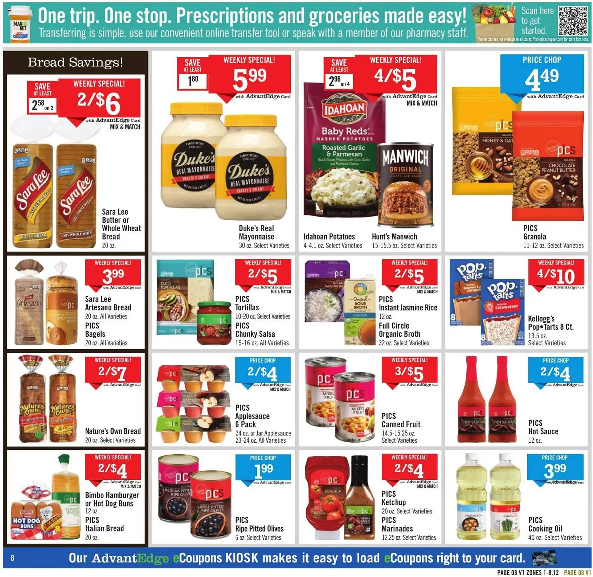 Weekly promotion Price Chopper weekly ad spanning from April 5 to April 11 2026 - Page 8 for Catalogue 365