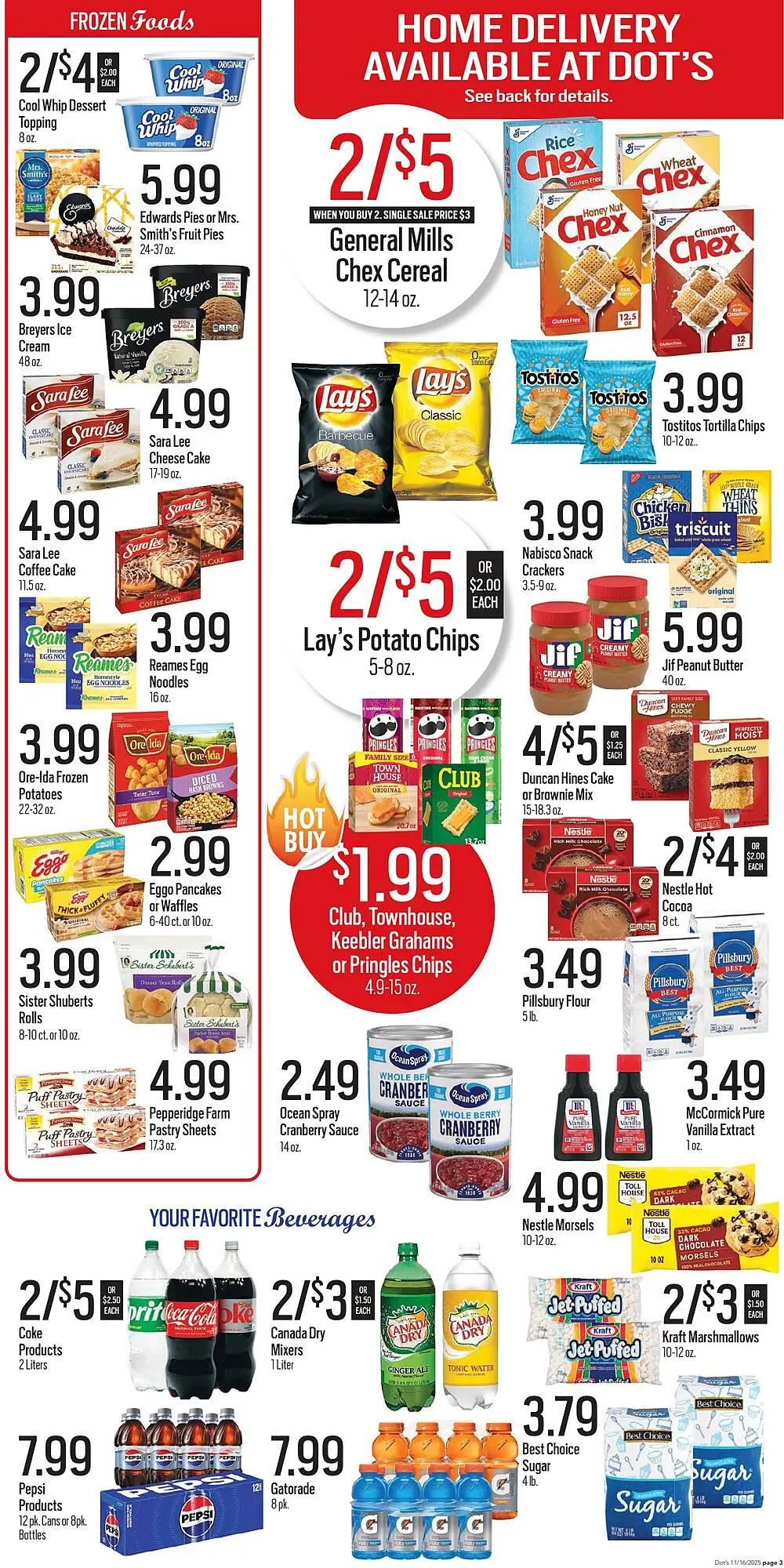 Weekly promotion Dot's Market weekly ad spanning from November 17 to November 30 2025 - Page 3 for Catalogue 365