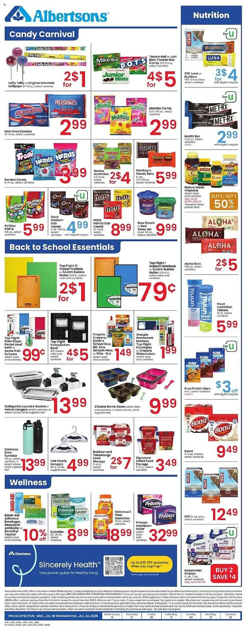 Weekly ad Albertsons Weekly Ad from July 16 to July 22 2025 - Page 7