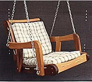 Woodcraft Project Paper Plan To Build Webbed Swing - Material Not Included