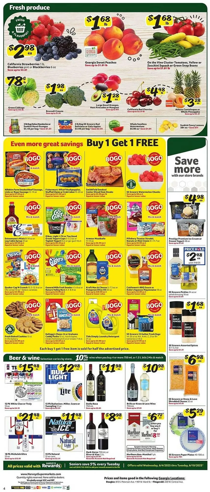Weekly ad Harveys Supermarkets Weekly Ad from June 4 to June 10 2025 - Page 9