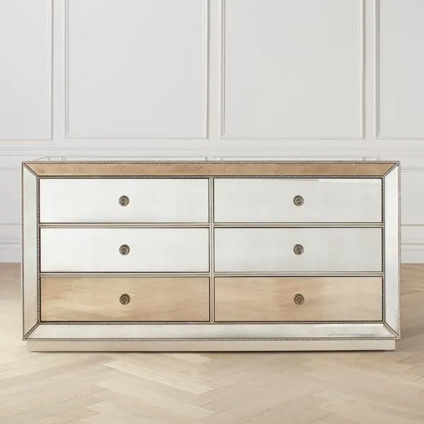 Omni Mirrored 6 Drawer Chest
