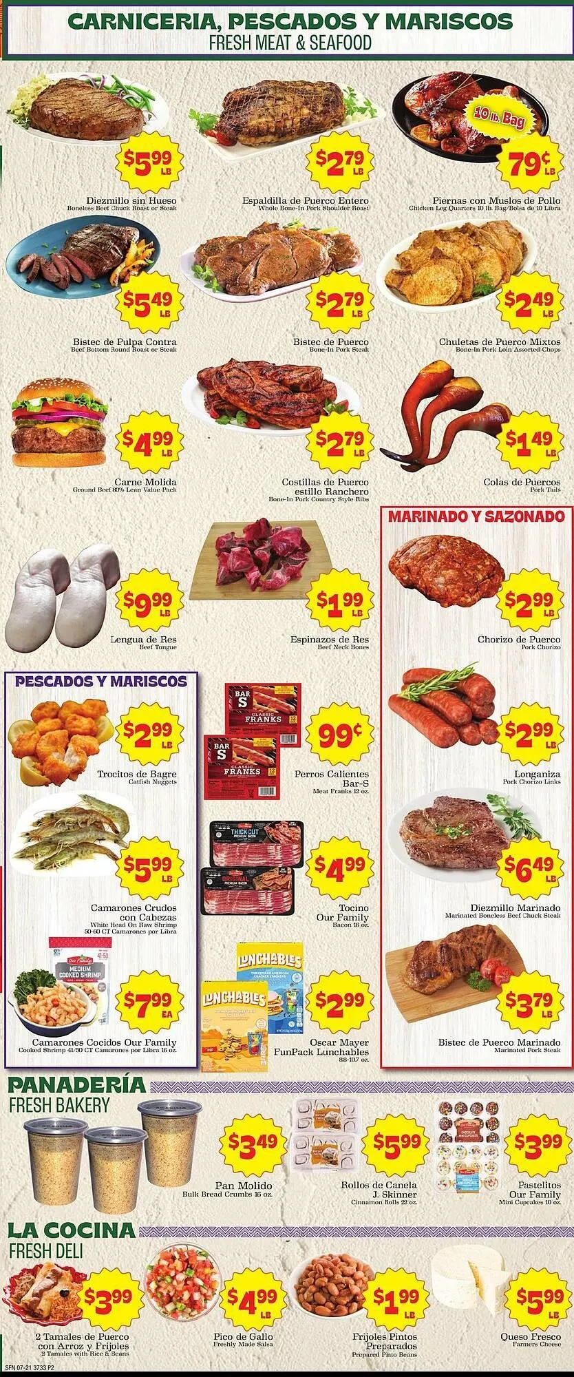 Weekly ad Supermercado Nuestra Familia Weekly Ad from July 20 to July 26 2025 - Page 2