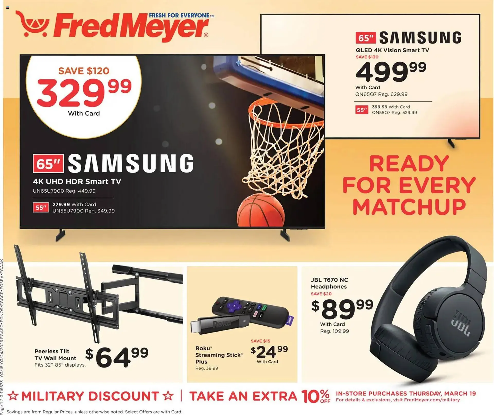 Weekly ad Fred Meyer weekly ad from March 18 to March 25 2026 - Page 1