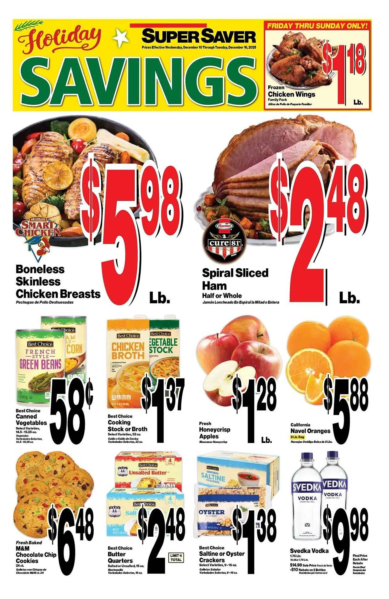 Weekly ad Super Saver weekly ad from December 10 to December 16 2025 - Page 1