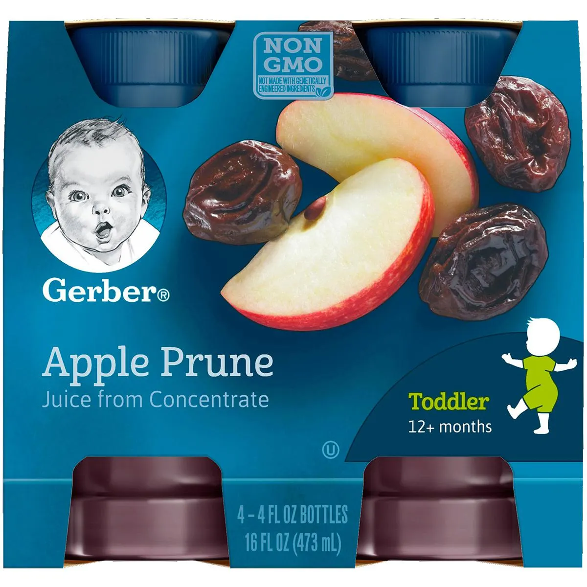 Gerber Apple Prune Juice 4pk