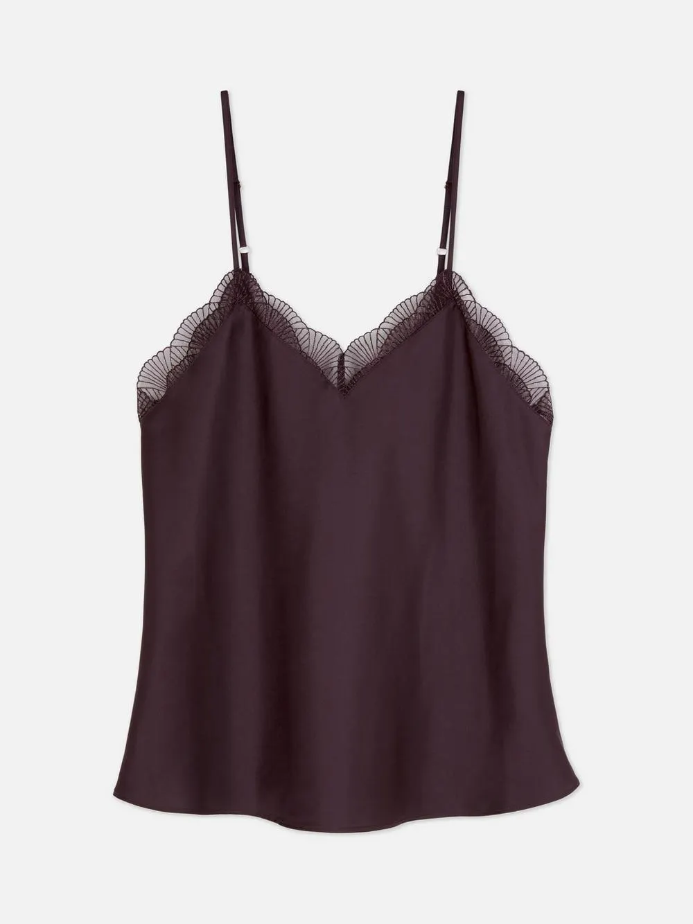 Schlafanzug-Trägertop aus Satin