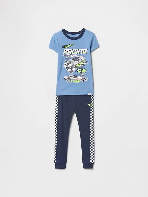 Baby & Toddler Organic Brushed Cotton Hot Wheels PJ Set