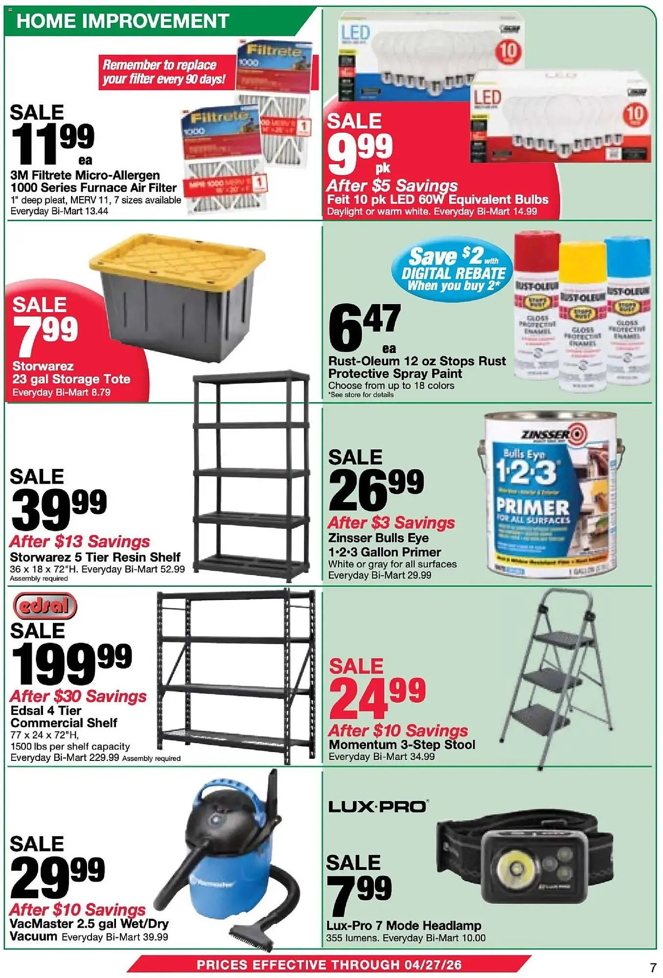 Weekly ad Bi-Mart weekly ad from April 14 to April 27 2026 - Page 7