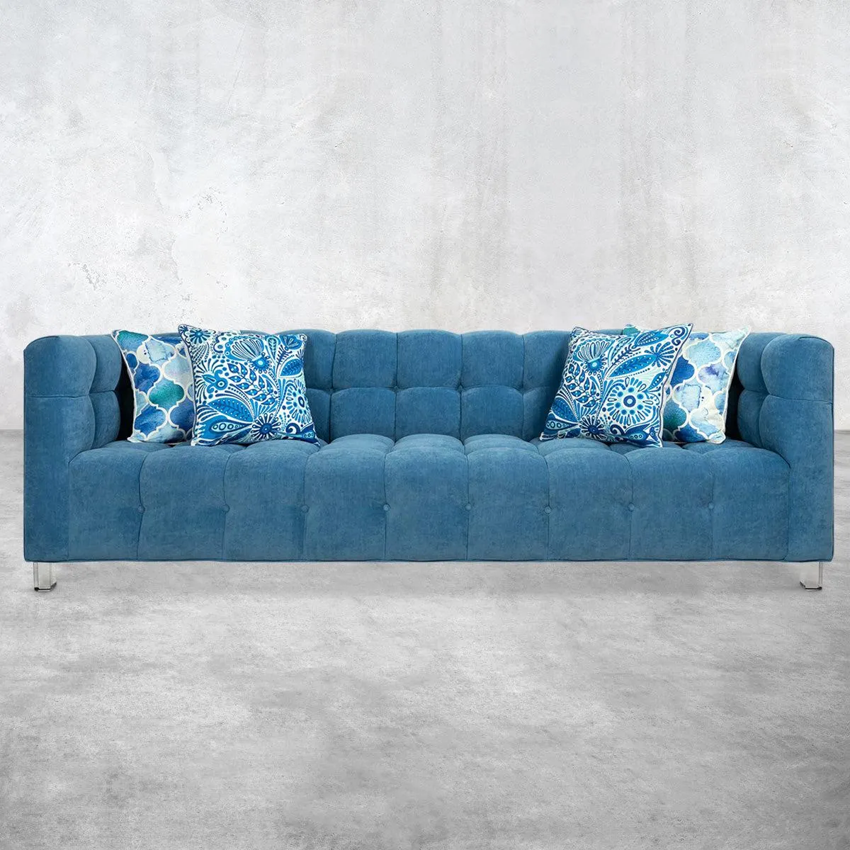 Delano Sofa in Straight Lucite Leg