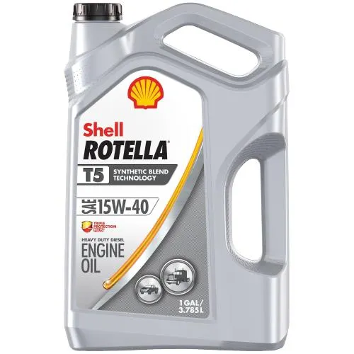 Shell Rotella T5 Synthetic Blend 15W-40 Diesel Engine Oil - 1 Gal.