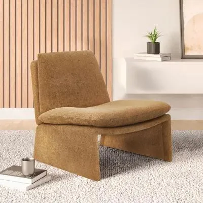 Fabric Mid-Century Modern Accent Chair