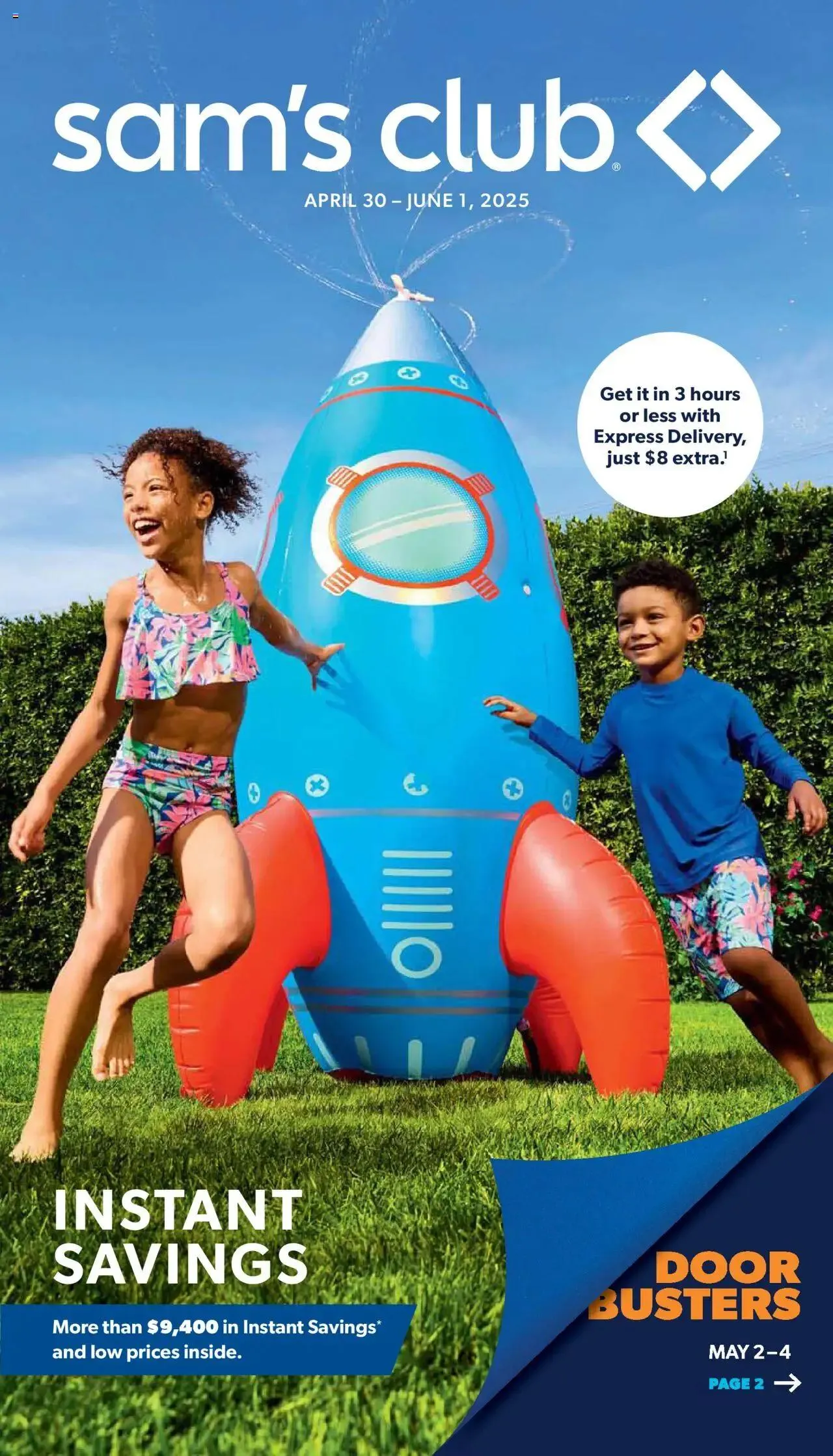 Weekly ad Sam's Club Savings Book May 2025 from April 30 to June 1 2025 - Page 1