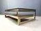 Vintage Two Tier 23KT Coffee Table by Belgochrom for Belgo Chrom / Dewulf Selection, 1970s