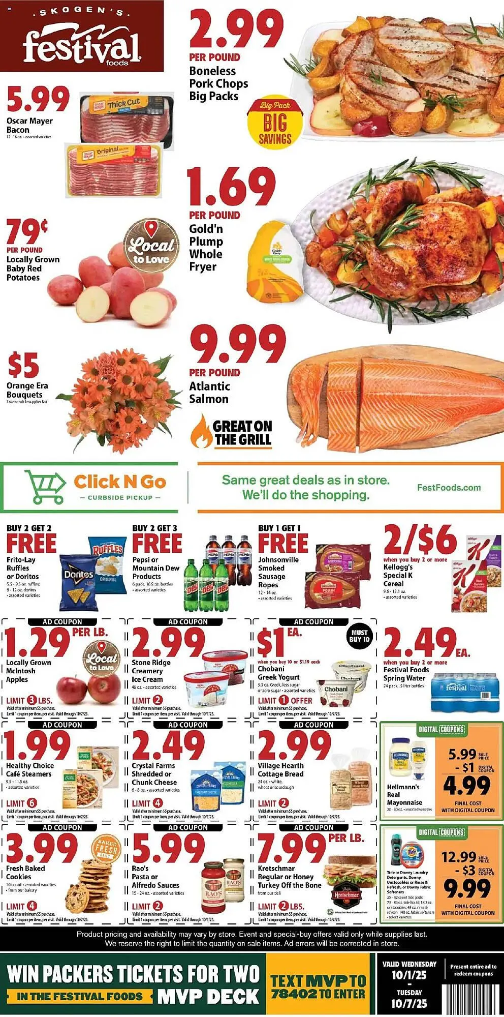 Weekly ad Festival Foods weekly ad from October 1 to October 7 2025 - Page 1
