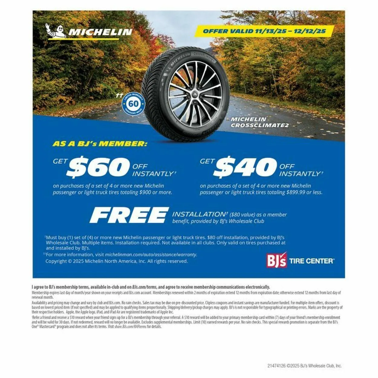 Weekly promotion BJ's spanning from November 20 to December 4 2025 - Page 41 for Catalogue 365