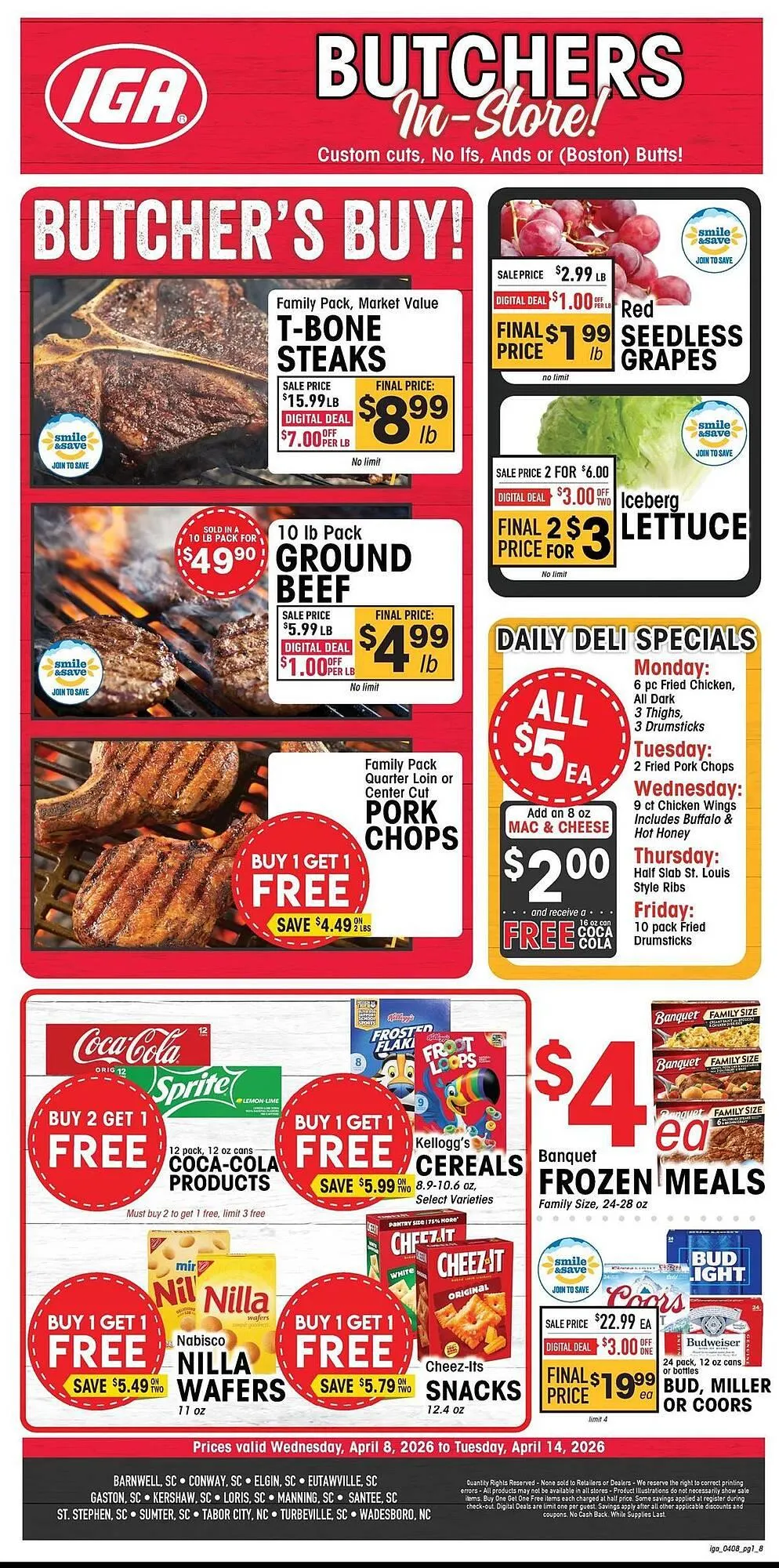 Weekly ad IGA weekly ad from April 8 to April 14 2026 - Page 1