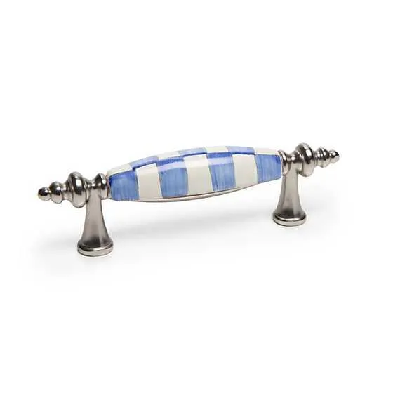 Royal Check Nickel Drawer Pull