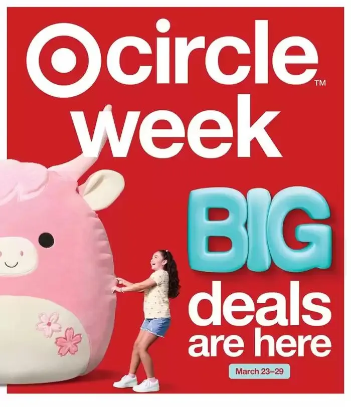 Weekly ad Target flyer from March 23 to March 29 2025 - Page 1