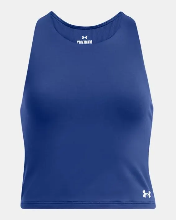 UA Motion Girls' Crop Tank