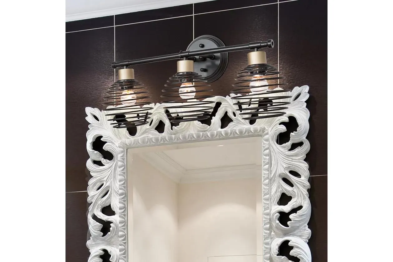 Vanity Art 3 Light Dimmable Vanity Light