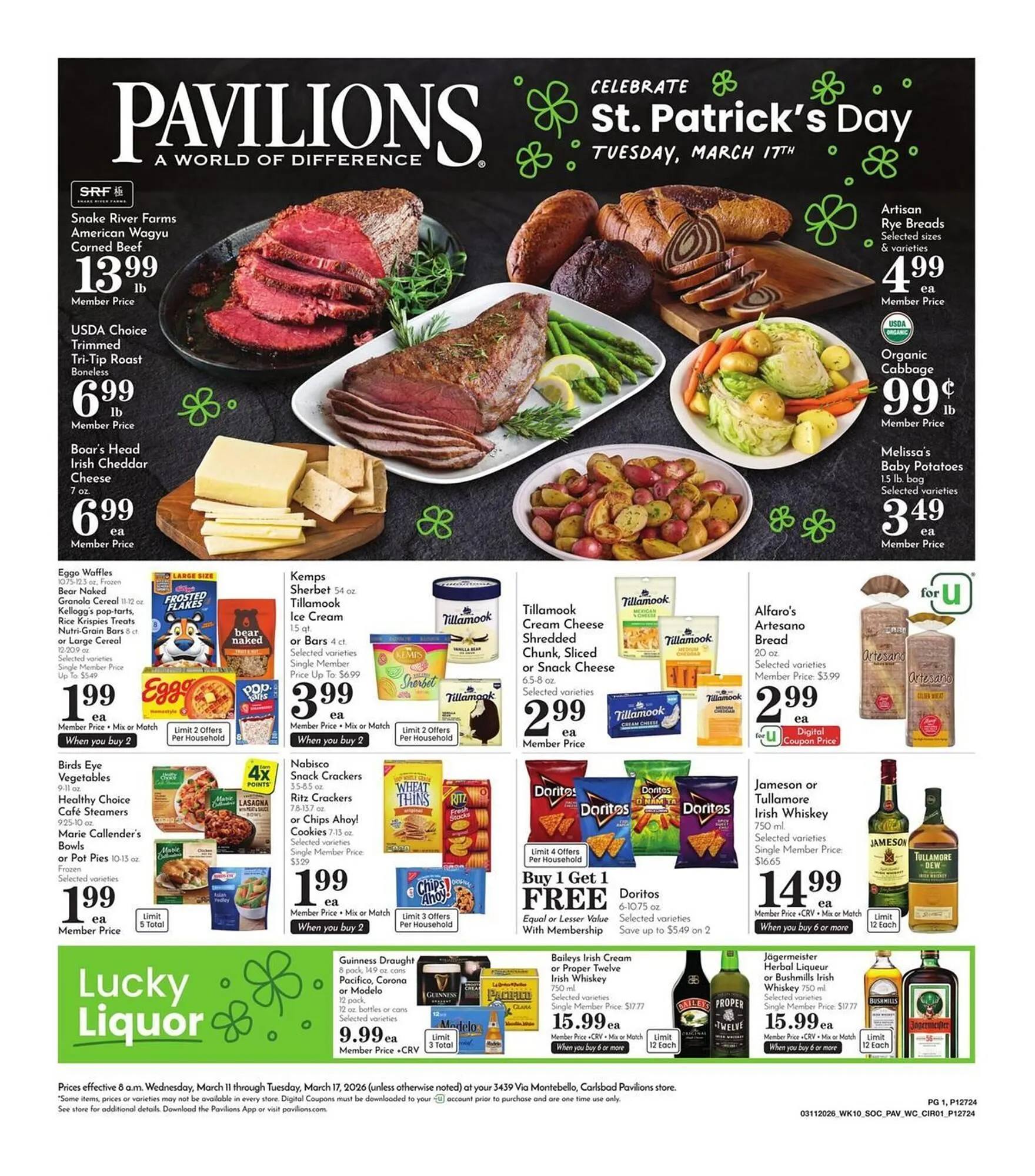 Weekly ad Pavilions weekly ad from March 11 to March 17 2026 - Page 1