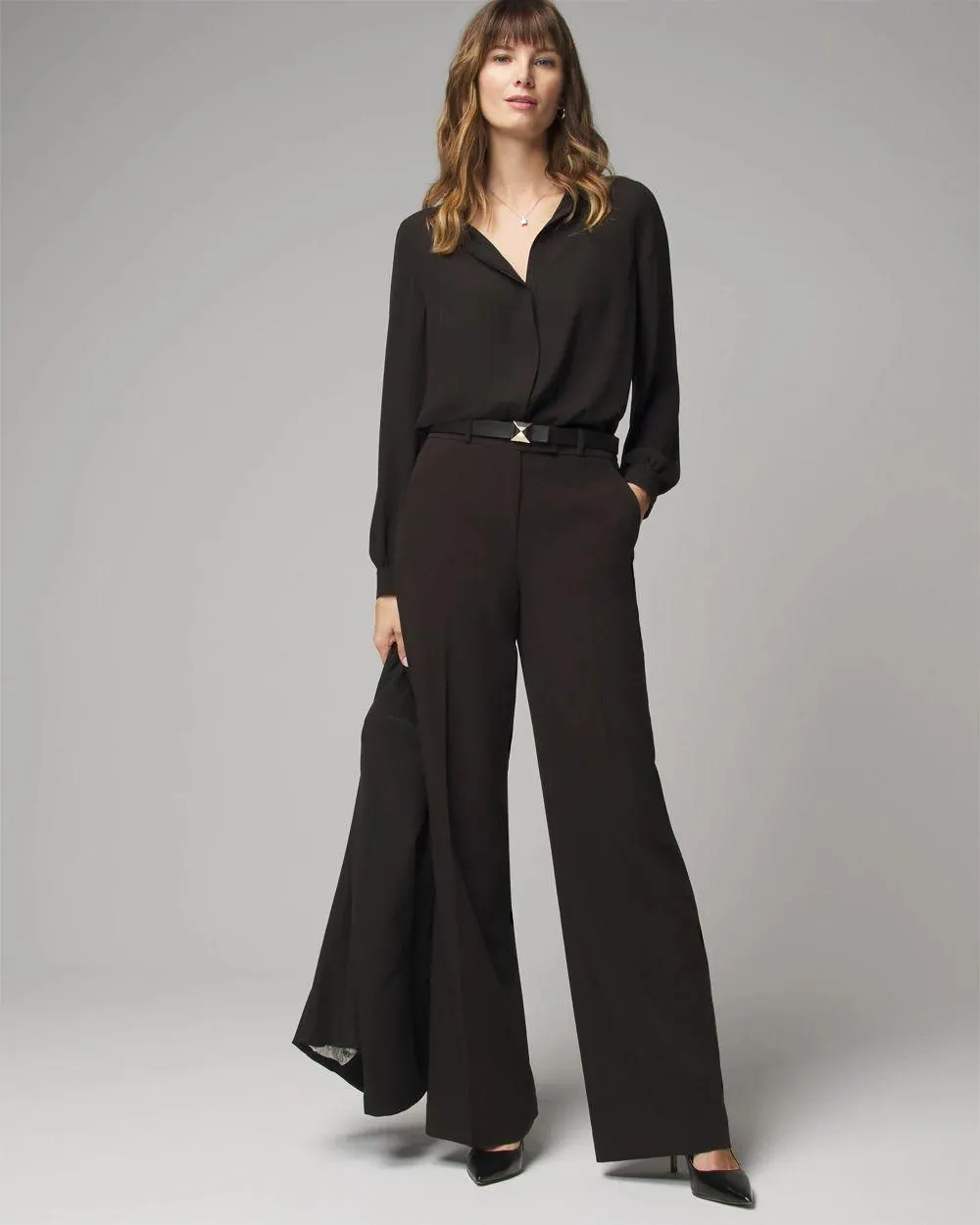 WHBM ® Luna Wide Leg Trousers
