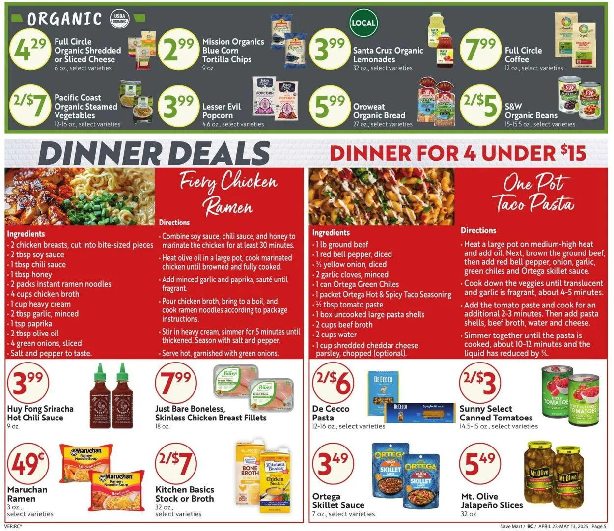 Weekly ad Save Mart from April 23 to May 13 2025 - Page 5