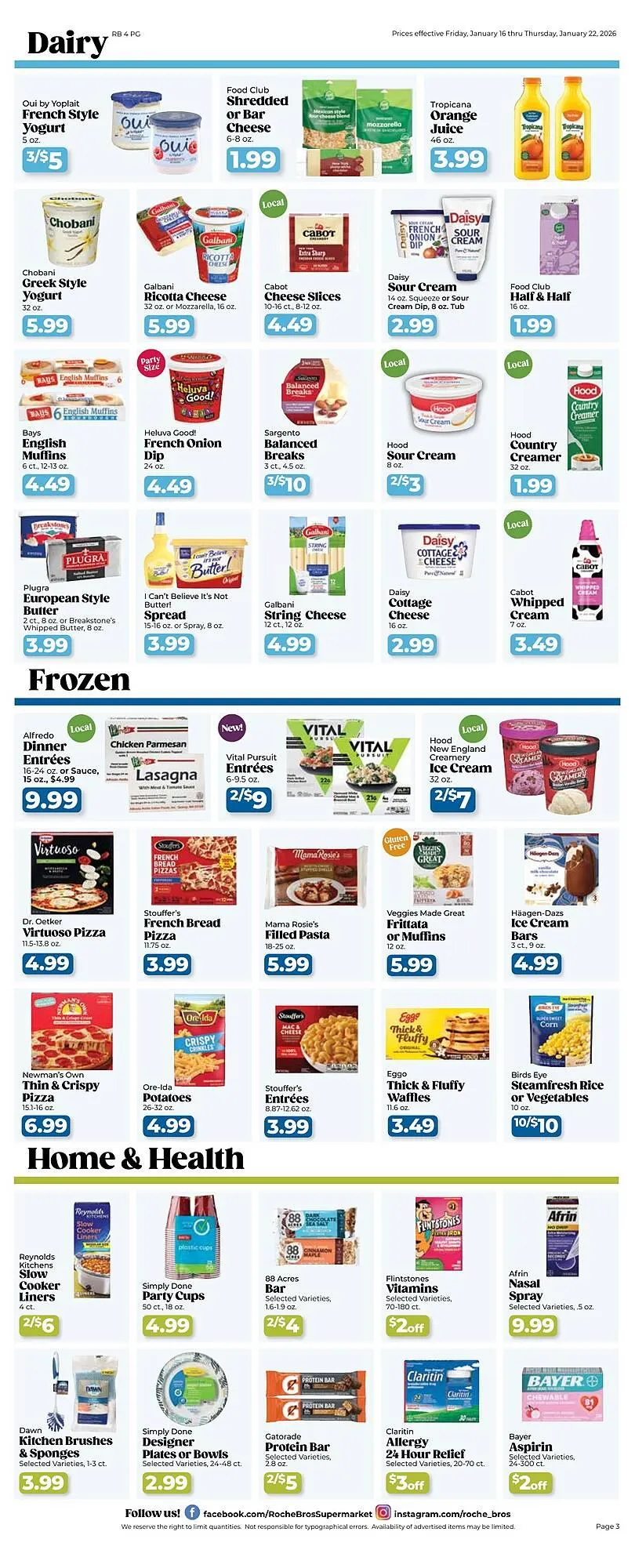 Weekly ad Roche Bros weekly ad from January 16 to January 22 2026 - Page 3