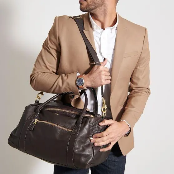 Harvey Leather Overnighter