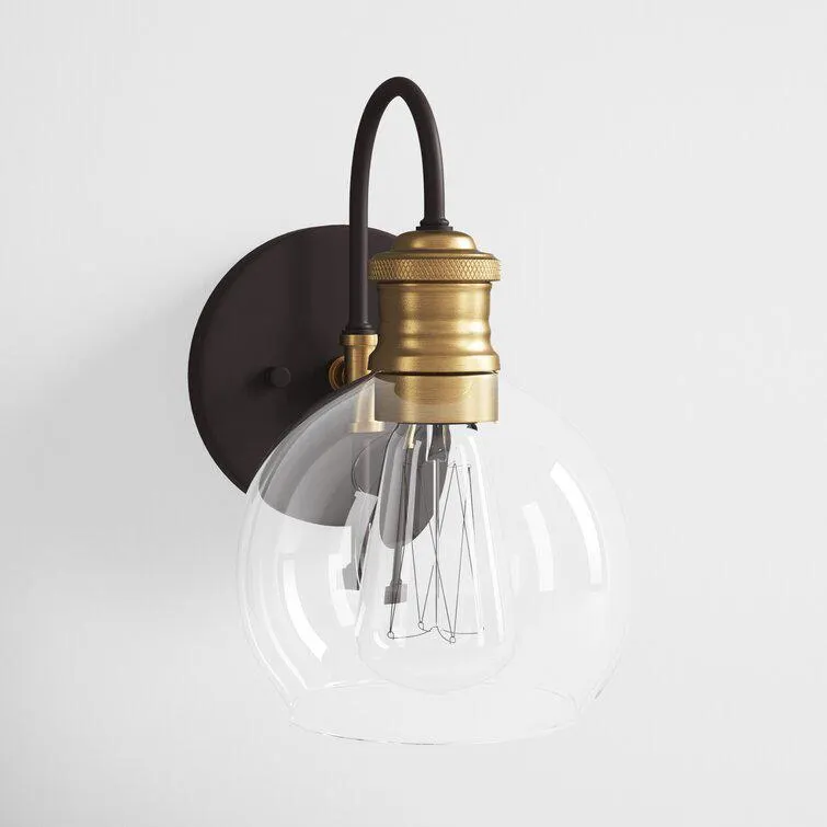 Brianna Single Light Globe Outdoor Wall Light