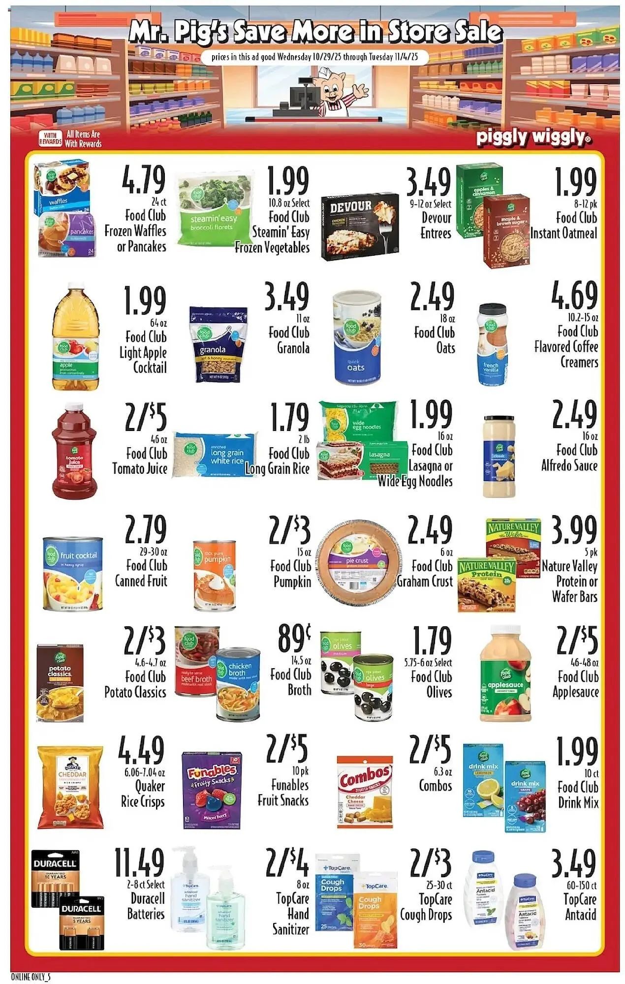 Weekly ad Piggly Wiggly weekly ad from October 29 to November 5 2025 - Page 5