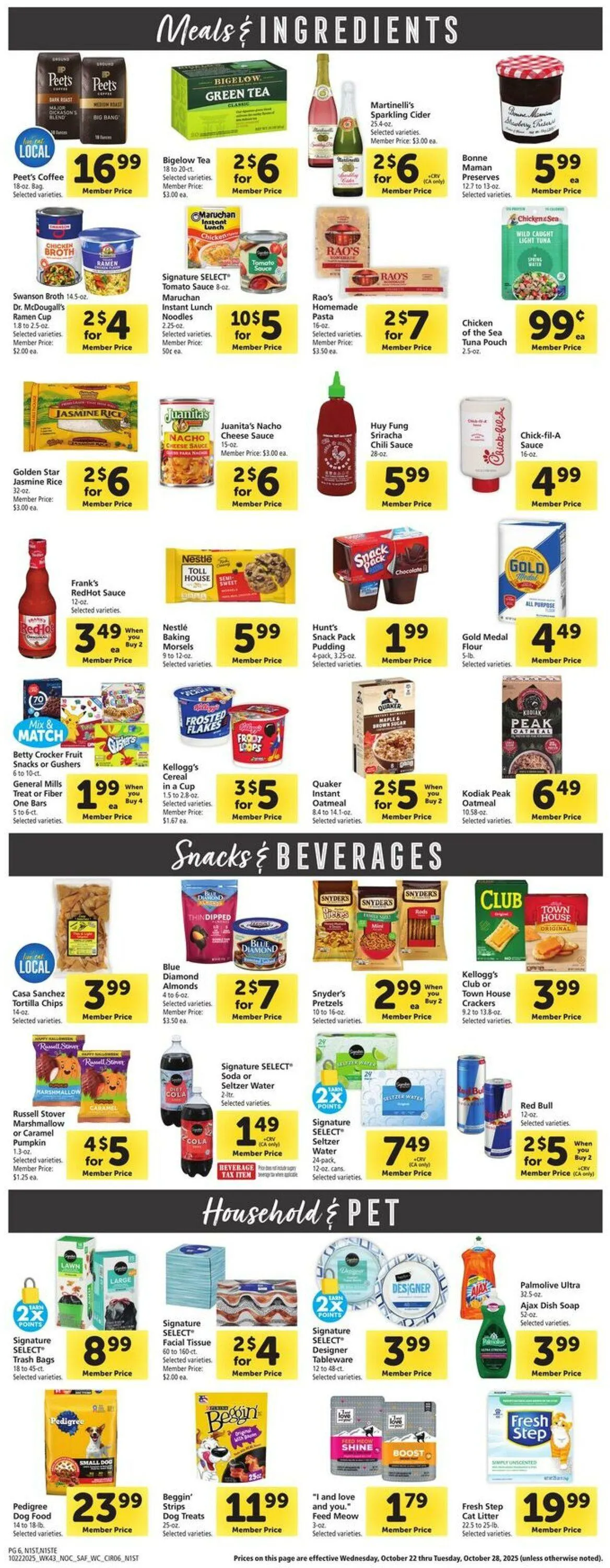 Weekly ad Safeway Current weekly ad from October 22 to October 28 2025 - Page 6
