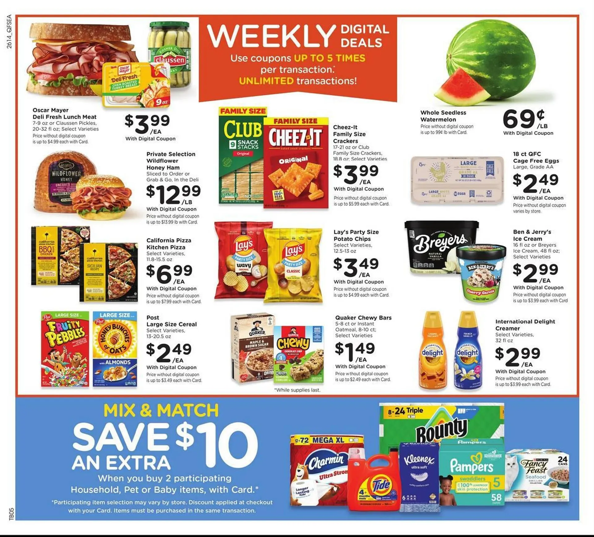 Weekly promotion QFC weekly ad spanning from May 6 to May 12 2026 - Page 2 for Catalogue 365