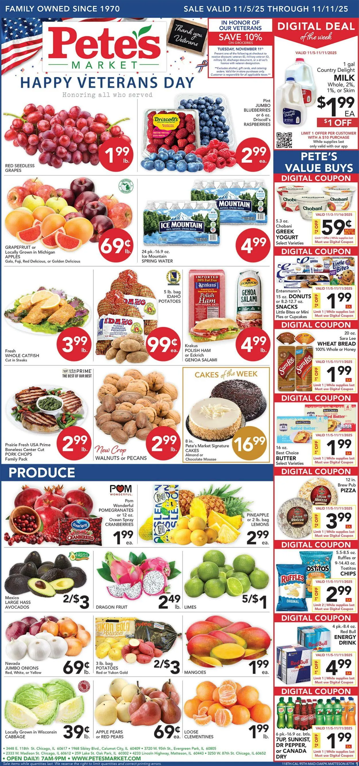 Weekly ad Pete's Fresh Market Current weekly ad from November 5 to November 11 2025 - Page 1